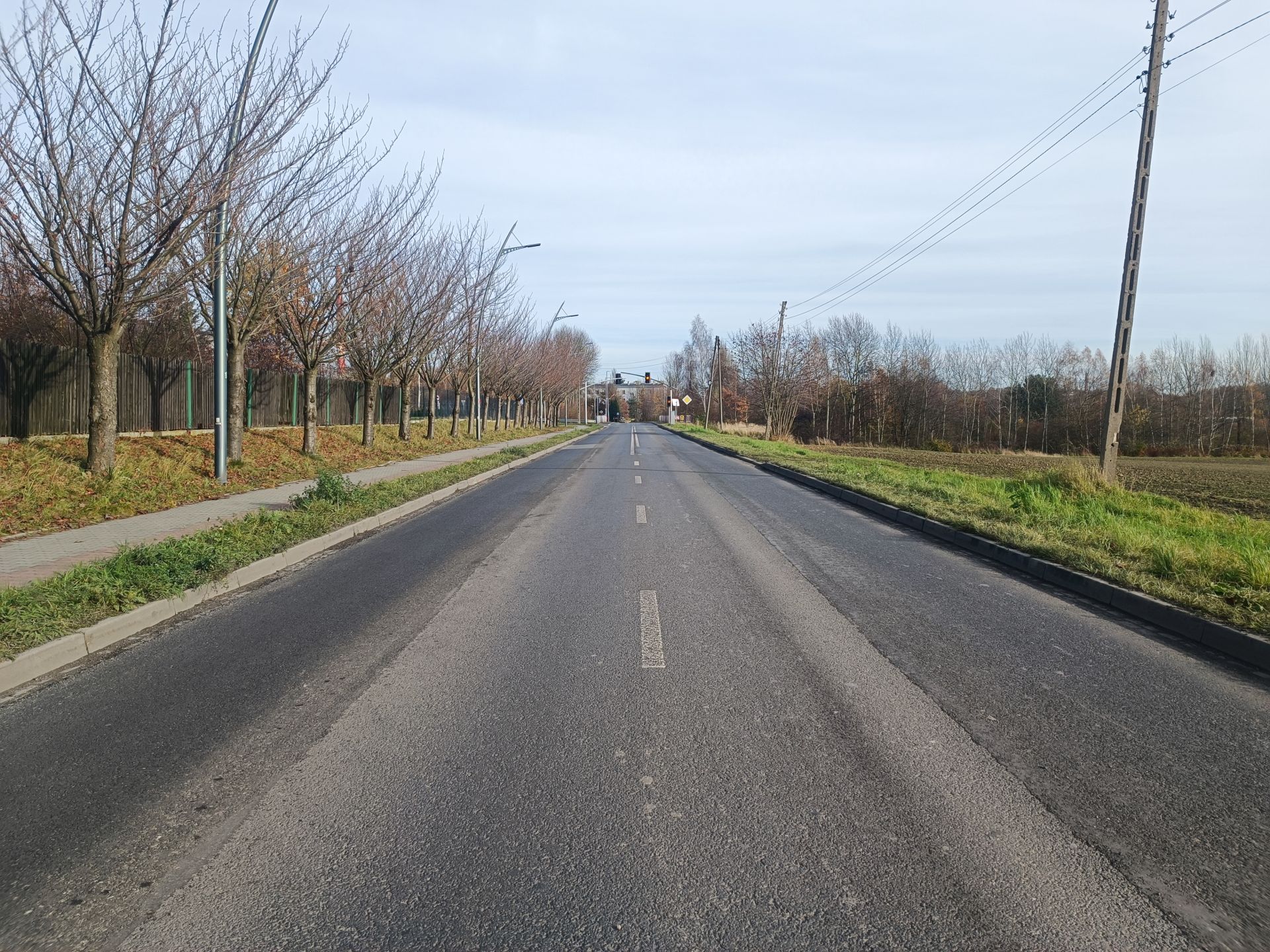 Zdjęcie wyremontowanej drogi